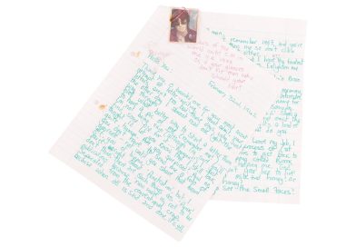Morrissey’s unseen teenage letters predicting he would become a “rock ’n’ roll star” are going up for auction